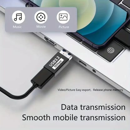 Adapter OTG USB-C - USB-A Techsuit A14 AluCoreX, Czarny