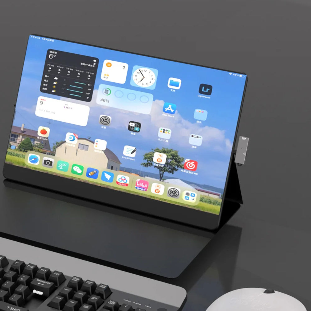 Adapter OTG USB-C - USB-A Techsuit A21, Szary