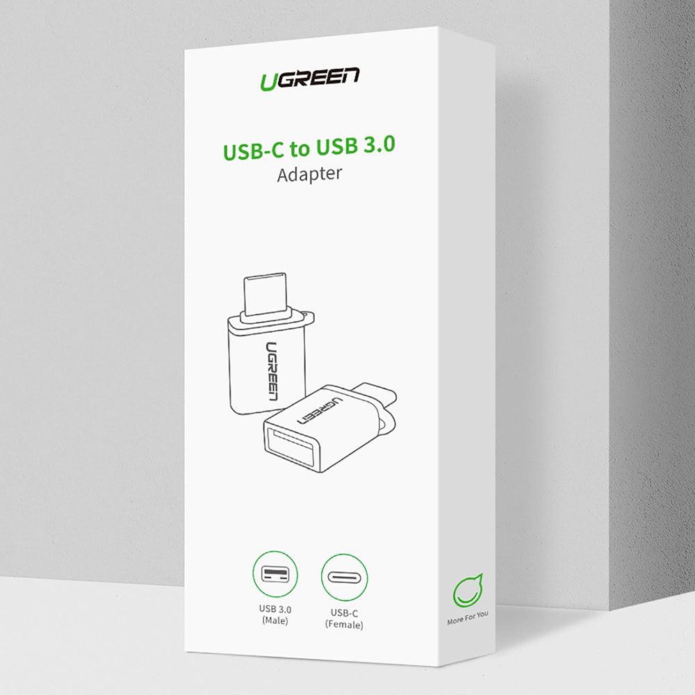 Adapter OTG USB-C - USB-A UGREEN US270 (50283), Szary