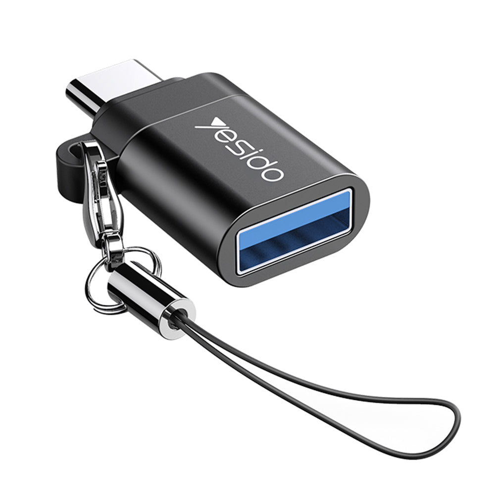 Adapter OTG USB-C - USB-A Yesido GS06, Czarny
