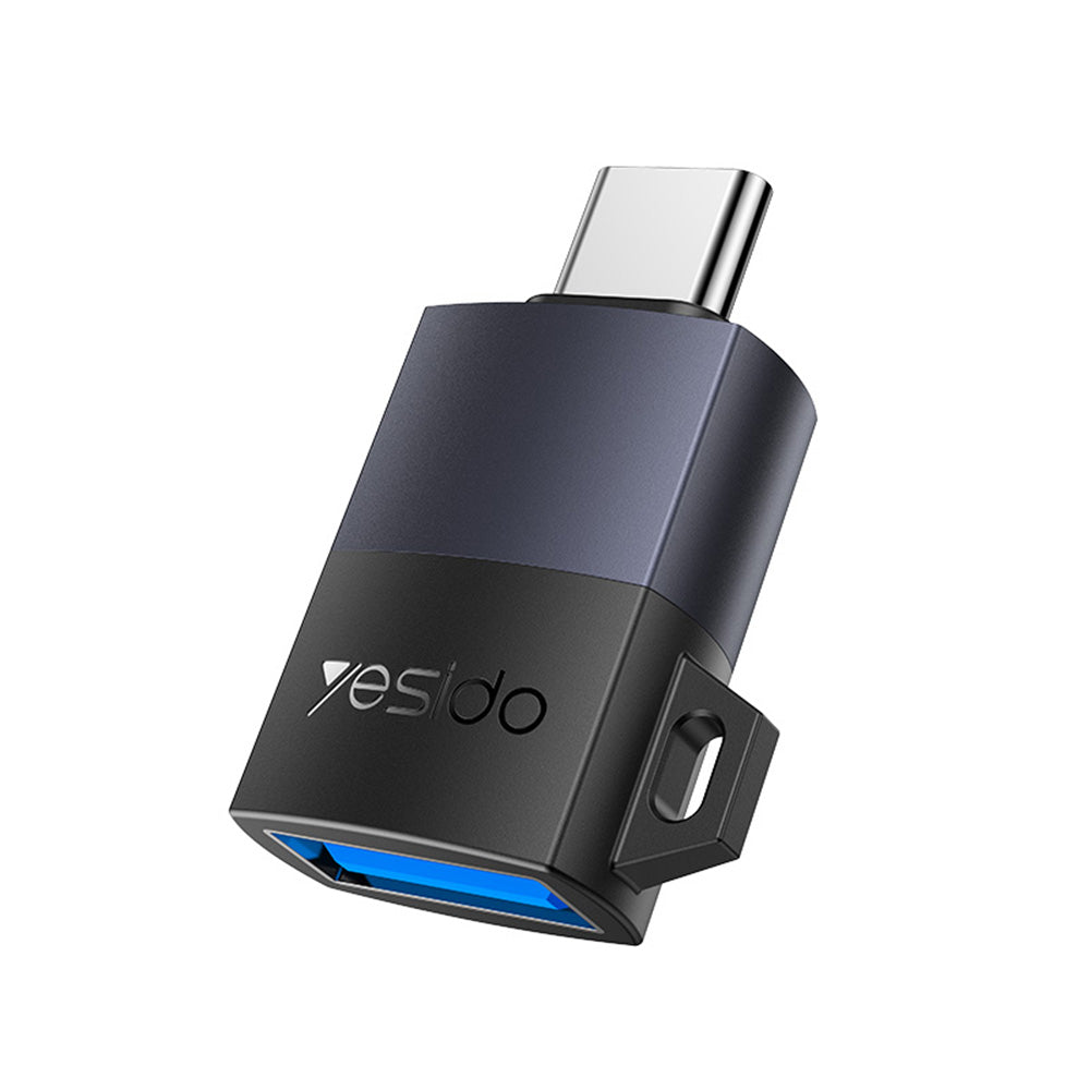 Adapter OTG USB-C - USB-A Yesido GS31, Szary