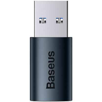 Baseus Ingenuity USB-C - USB-A Adapter do ładowania i transmisji danych, niebieski ZJJQ000103