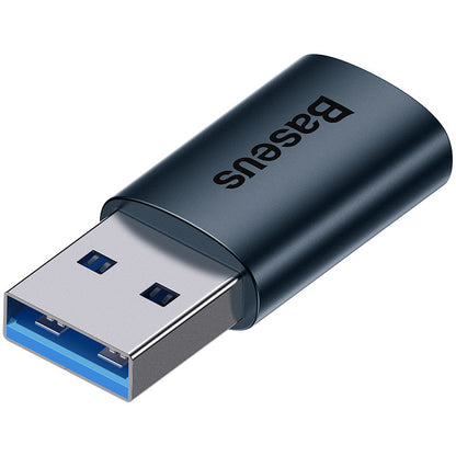 Baseus Ingenuity USB-C - USB-A Adapter do ładowania i transmisji danych, niebieski ZJJQ000103