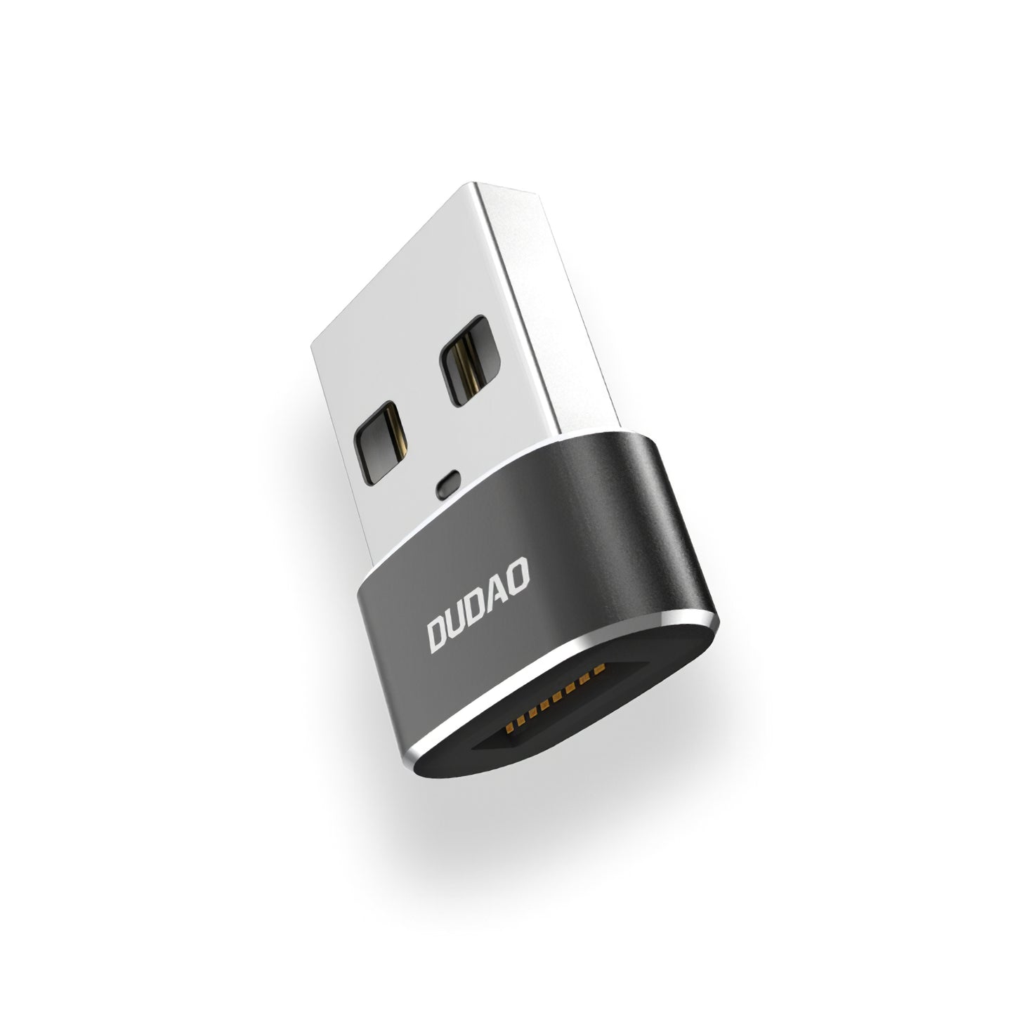 Adapter do ładowania i transmisji danych z USB-C na USB-A Dudao L16AC, czarny