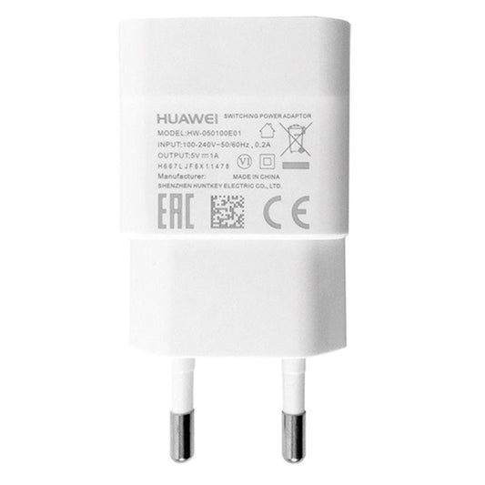 Ładowarka sieciowa Huawei HW-050100E01, 5W, 1A, 1 x USB-A, biała 02221186