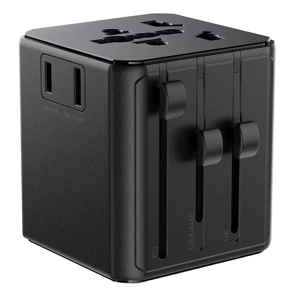 Adapter sieciowy Acefast Z11 Travel, czarny