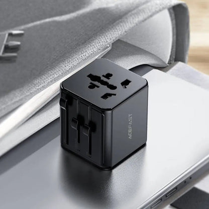Adapter sieciowy Acefast Z11 Travel, czarny