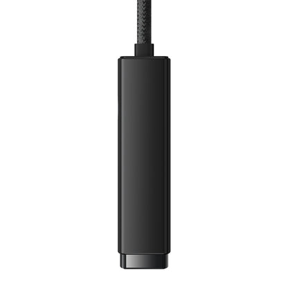 Karta sieciowa Baseus Lite, USB-C - RJ45, czarna WKQXX000301 