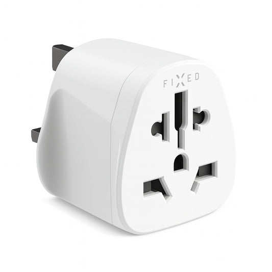 Adapter Sieciowy Fixed EU / US / AUS - UK, Biały