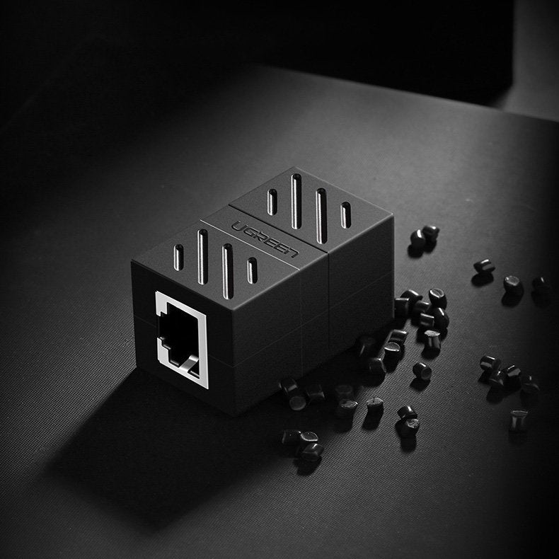 Adapter Sieciowy UGREEN NW114, RJ45 - RJ45, Czarny