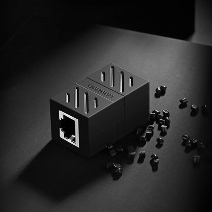 Adapter Sieciowy UGREEN NW114, RJ45 - RJ45, Czarny