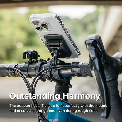 Adapter Telefon Ringke Quick & Go do Uchwytu Rowerowego, Zestaw 2 sztuki, Czarny