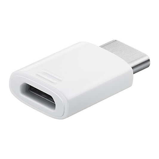 Adapter Samsung microUSB do USB-C do transmisji danych i ładowania, biały EE-GN930BWEGGWW