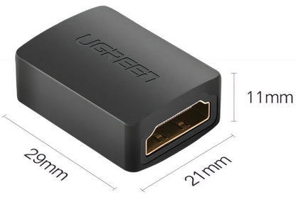 Adapter Wideo UGREEN HD112, HDMI - HDMI, 4K, Czarny