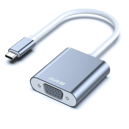 Adapter wideo USB-C - VGA Benfei, szary
