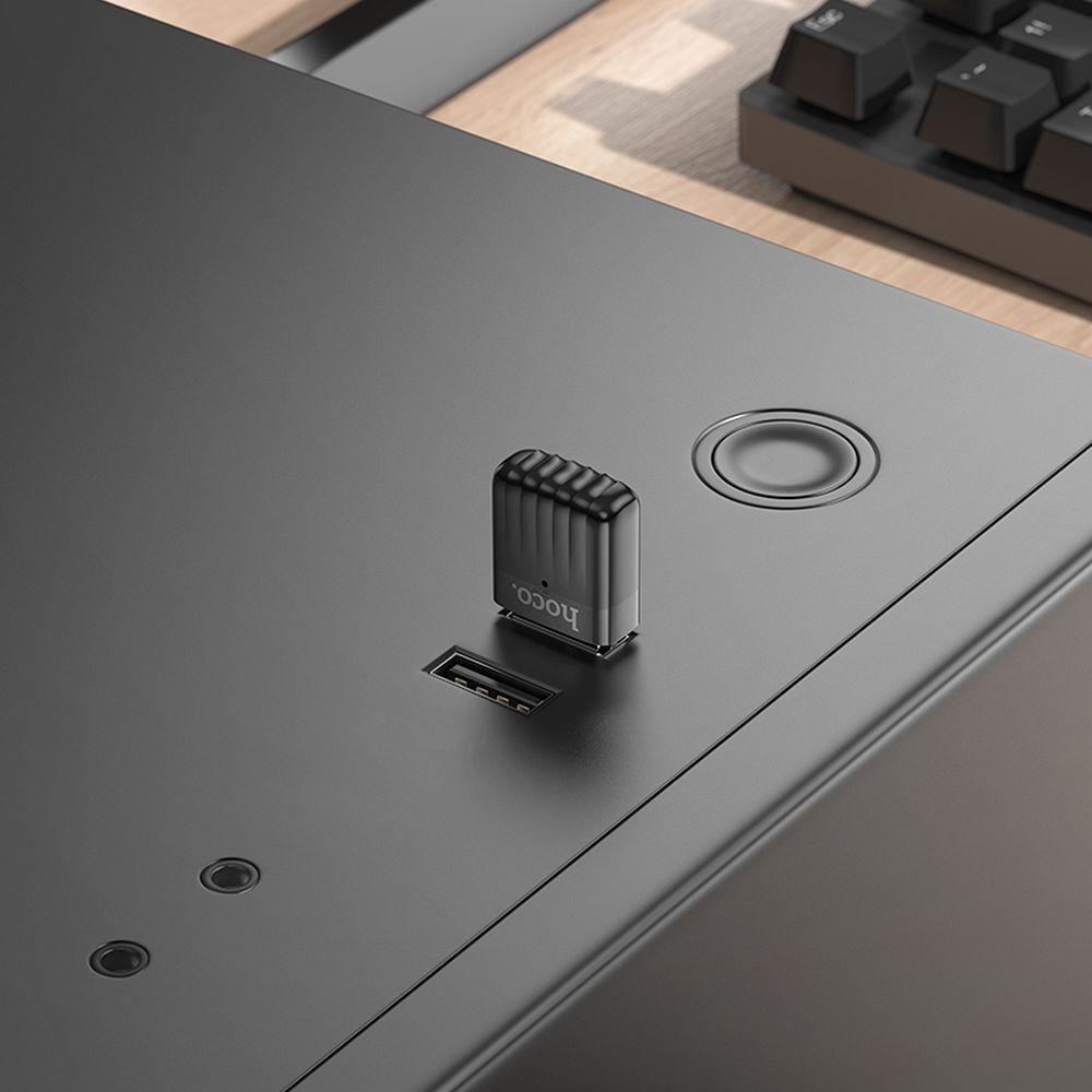 Adapter bezprzewodowy HOCO HI33, Dual Band, 650Mbps, Czarny