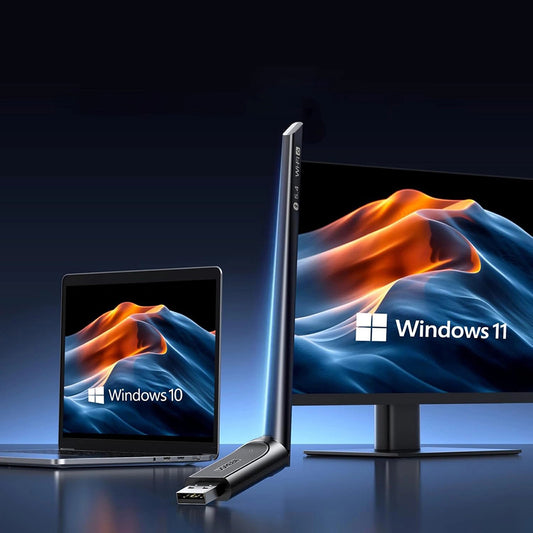 Adapter bezprzewodowy UGREEN AX900 (75109), Dual Band, Wi-Fi 6, 600Mbps, Czarny