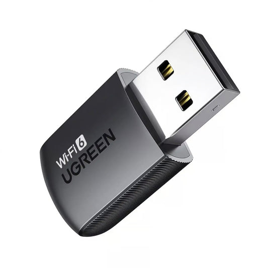 Adapter bezprzewodowy UGREEN CM762 (35264), Dual Band, Wi-Fi 6, 600Mbps, Czarny