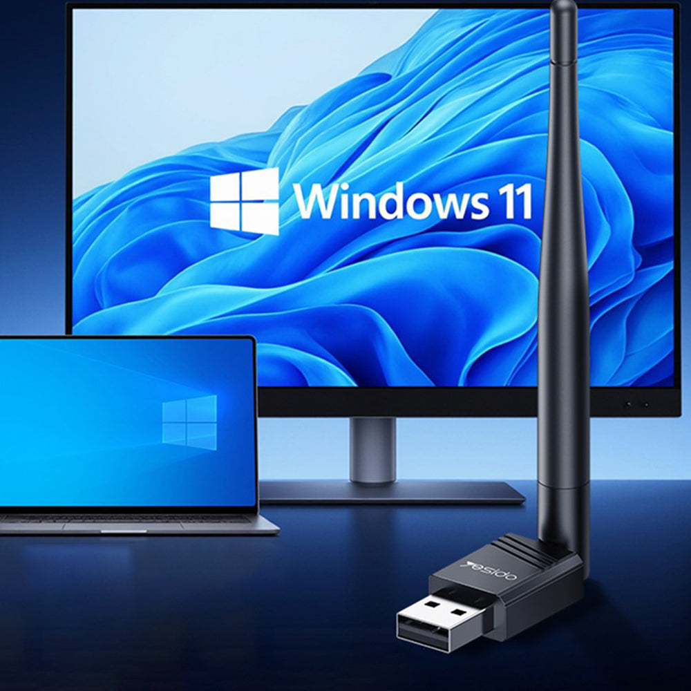 Adapter bezprzewodowy Yesido WP11, 150Mbps, Czarny