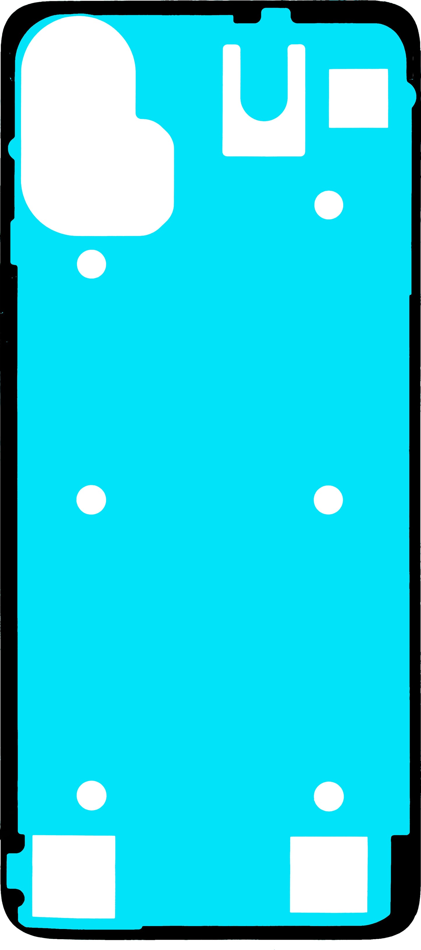 Klej do pokrywy baterii Motorola Moto G34, Service Pack 5D78C23682