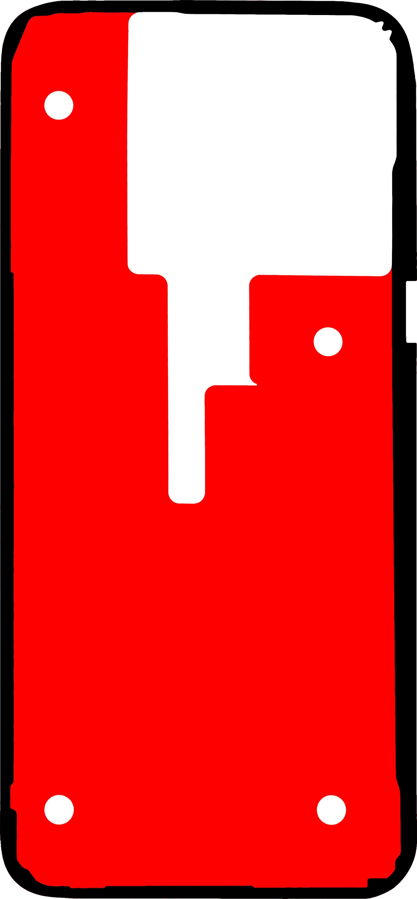 Klej do obudowy baterii Motorola Edge 70 Fusion, zestaw serwisowy 5D78C32140