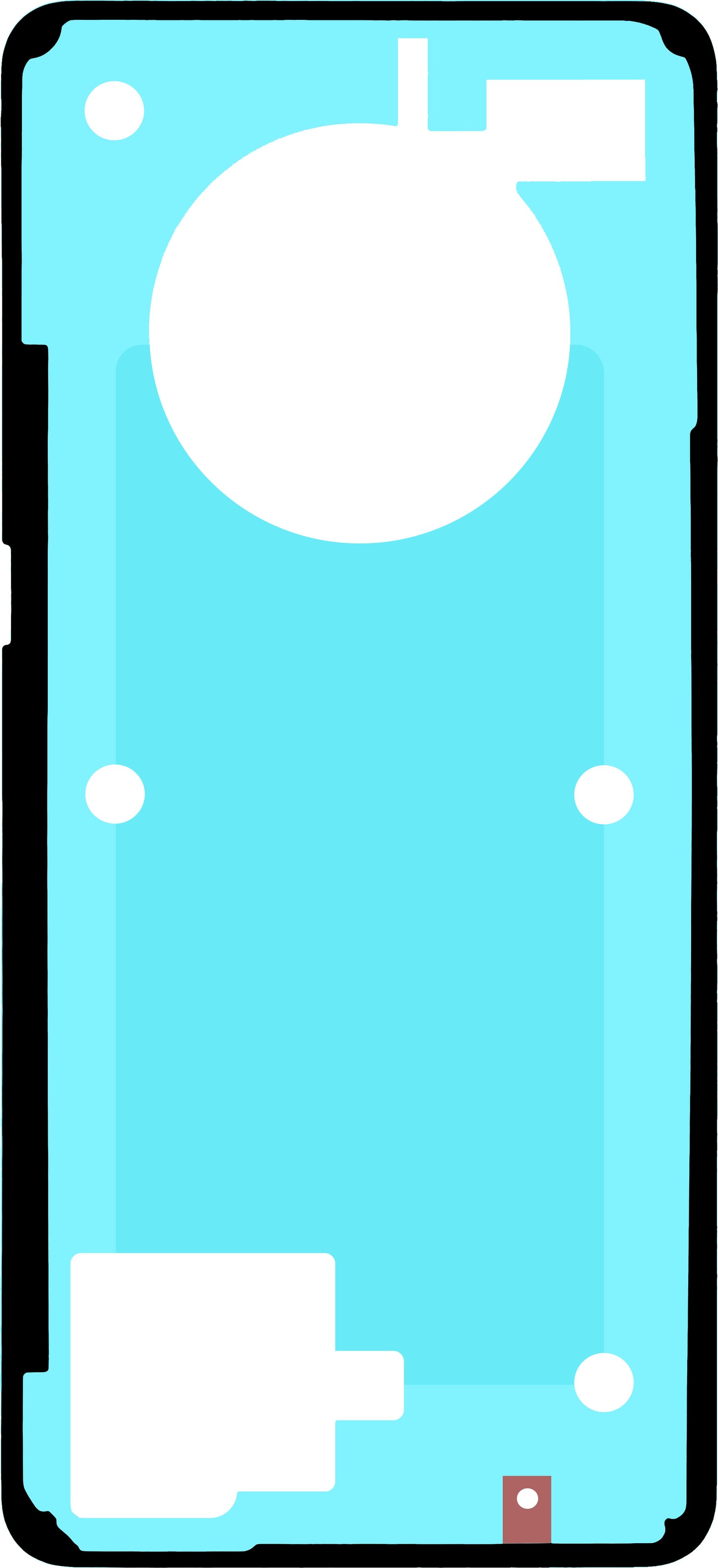 Klej do obudowy baterii Realme 14 Pro, Service Pack 612717000594