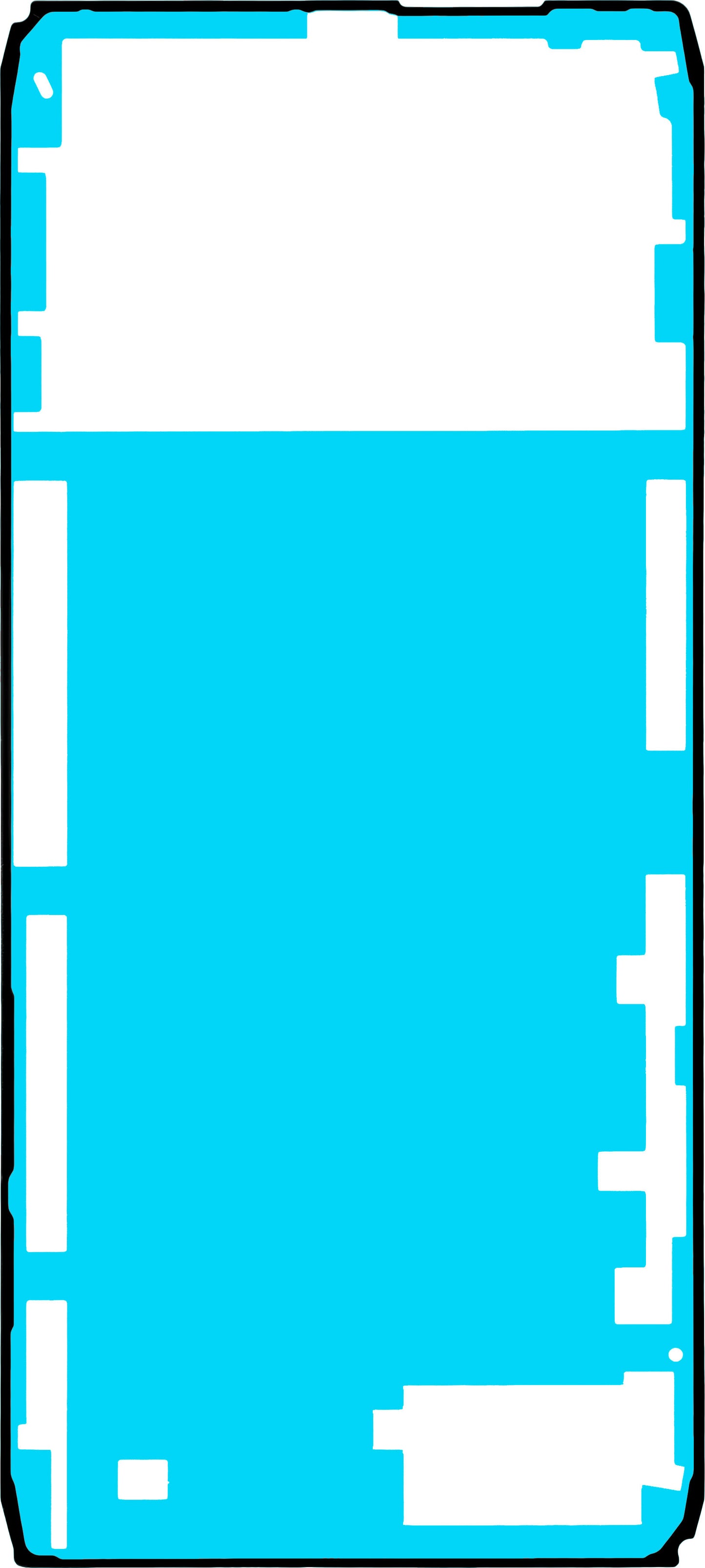 Klej do wyświetlacza Google Pixel 6 Pro, zestaw serwisowy G806-05452-03