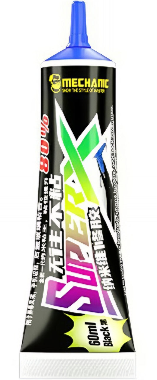 Płynny klej Mechanic Super X, 60ml, czarny