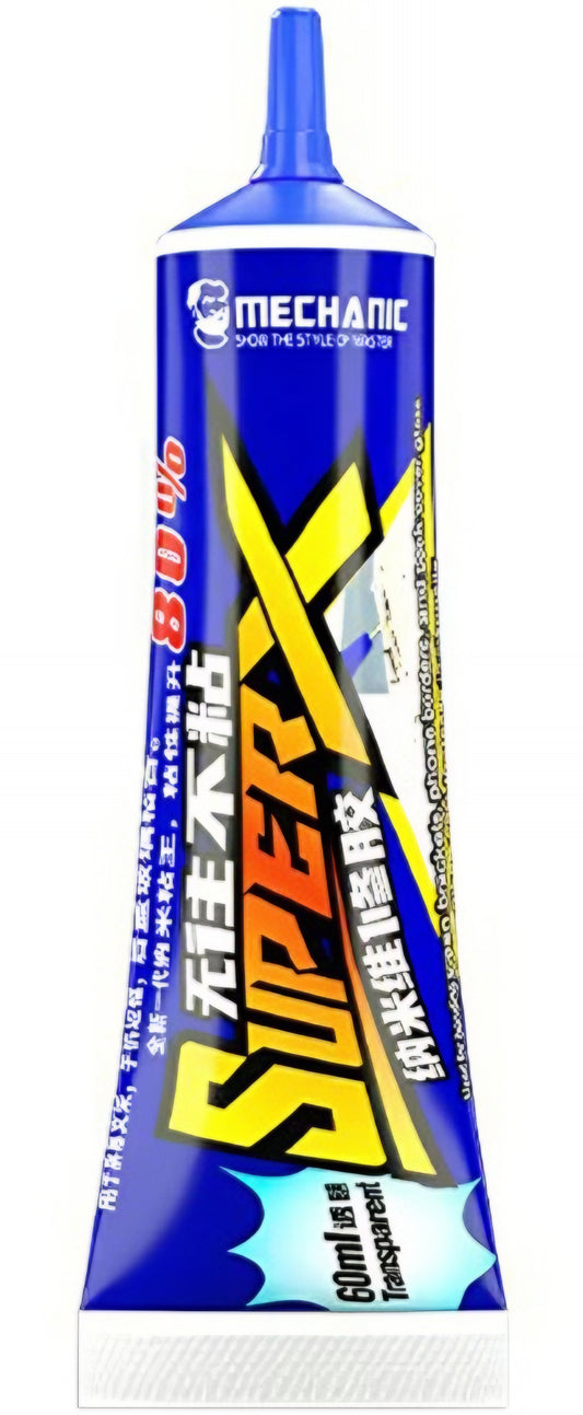 Płynny klej Mechanic Super X, 60ml, przezroczysty