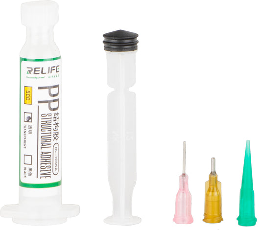 Klej w płynie Relife RL-035A PP, Typ strzykawka, 5ml, Przezroczysty