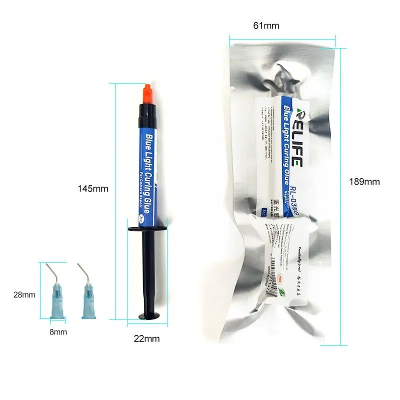 Płynny klej UV Relife RL-035G do aparatu telefonu, 3ml