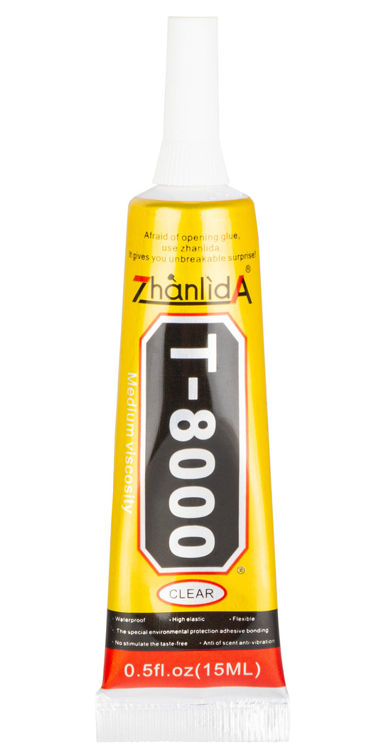Płynny klej Zhanlida T-8000, 15ml, przezroczysty