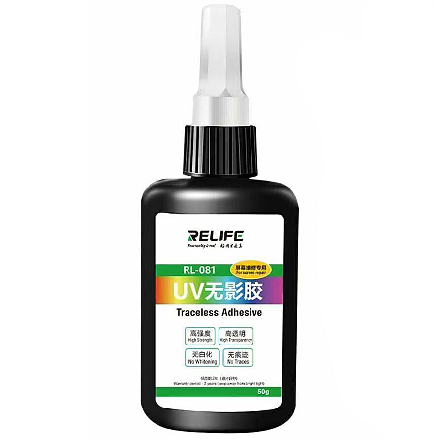 Płynny klej UV Relife RL-081 do folii ochronnej na szkło UV, 50ml