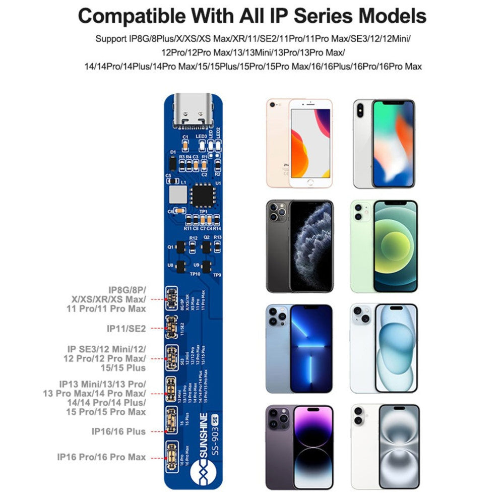 Zasilacz Sunshine SS-903 SE do Apple iPhone 8 - 16 Series