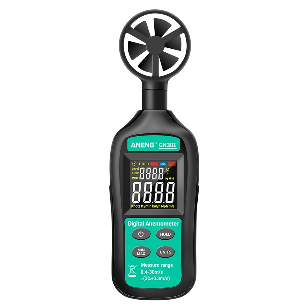 Cyfrowy anemometr ANENG GN301