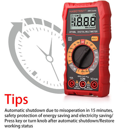 Cyfrowy miernik Habotest HT108L 