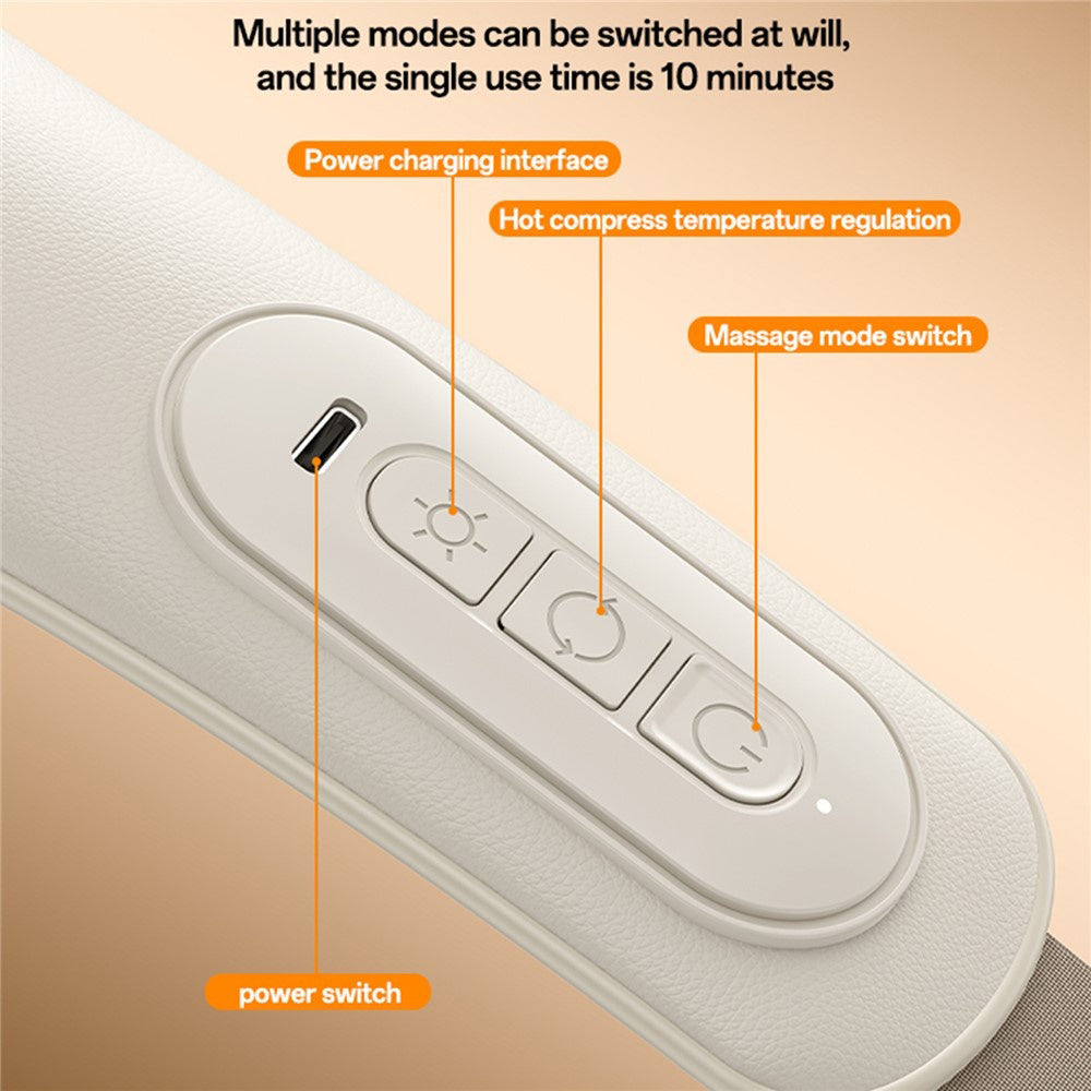 Urządzenie do masażu szyi Yesido MG11, Beżowy