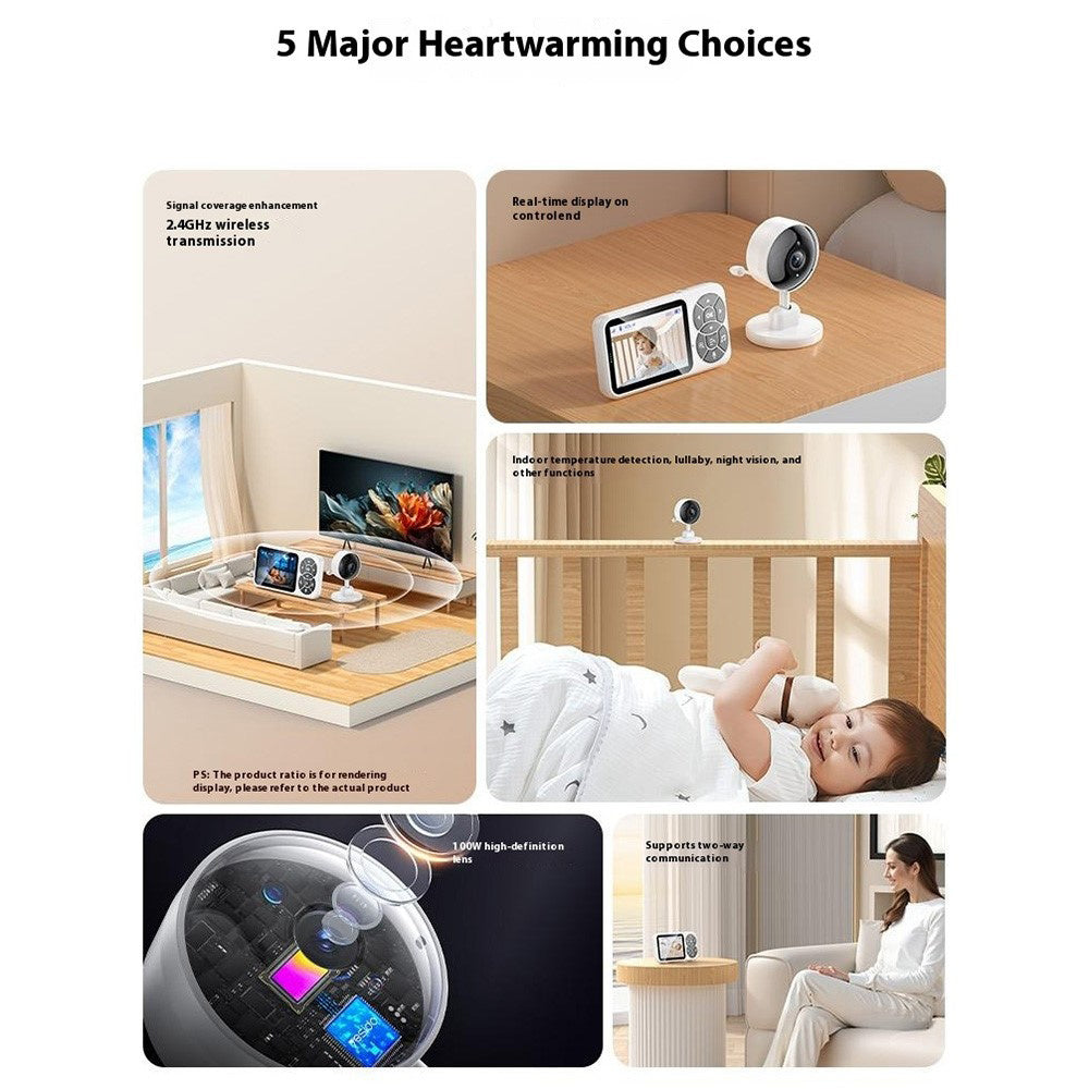 Baby Monitor Yesido KM26, Wi-Fi, Biały