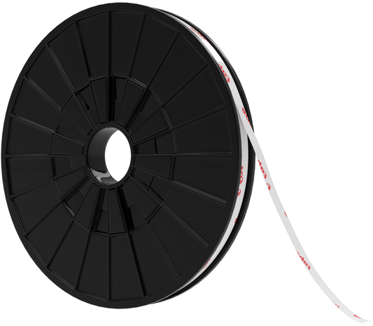 Tesa Adhesive Tape, 5mm, Acrylic, White