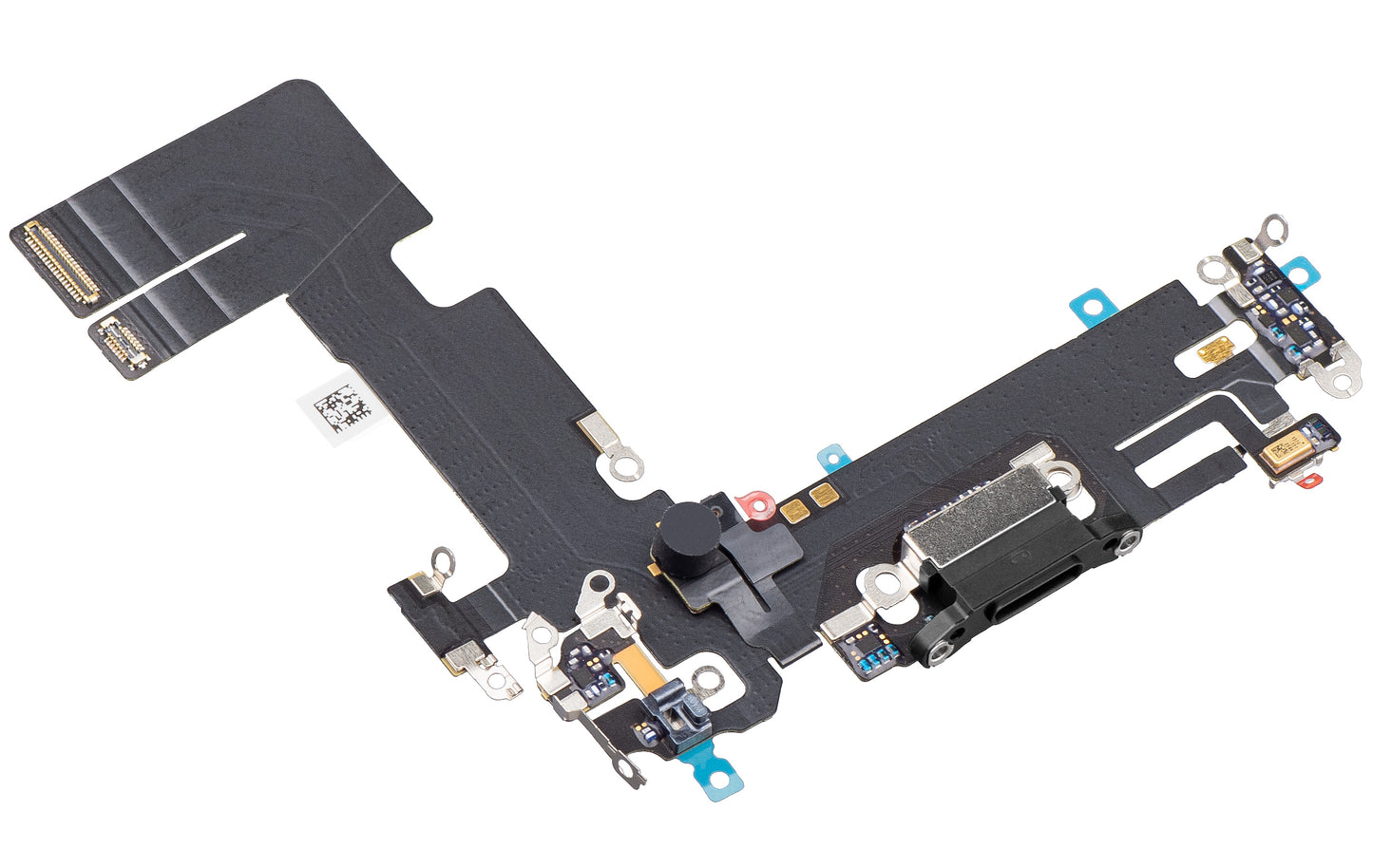 Taśma z złączem ładowania - mikrofon Apple iPhone 13, czarny