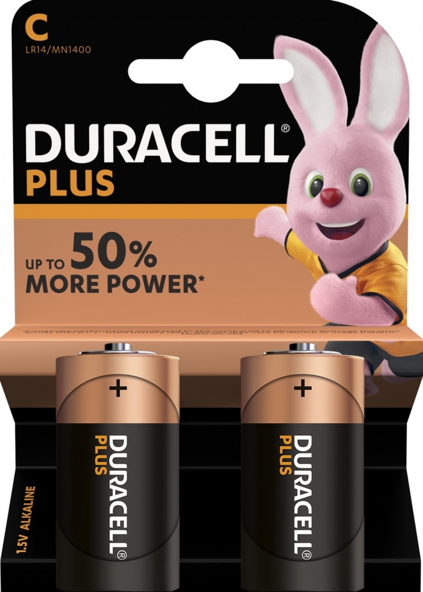 Baterie Duracell Plus, LR14, Zestaw 2 sztuki