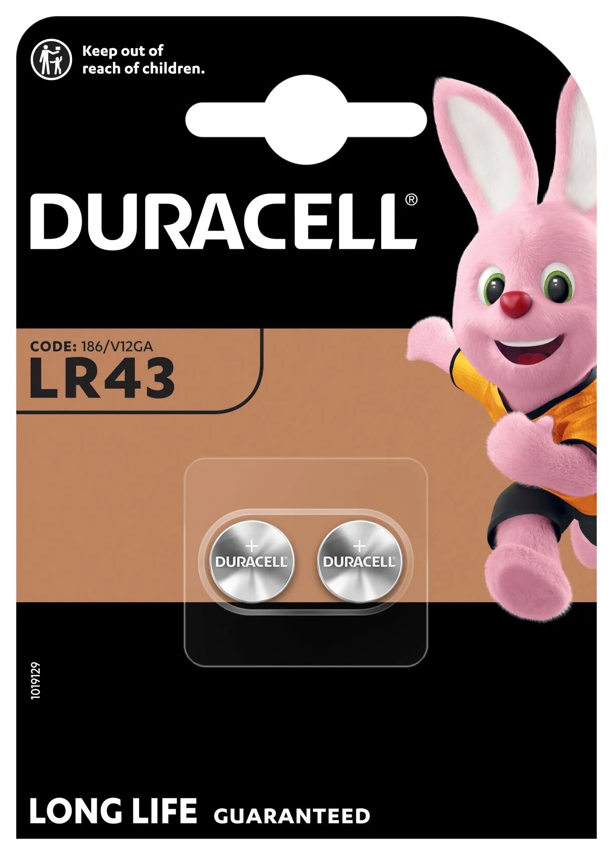 Bateria Duracell, LR43, Zestaw 2 sztuki