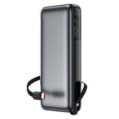 Zewnętrzna bateria Acefast M22, 20000mAh, 130W, QC + PD, 1 x USB-A - 2 x USB-C, Czarna