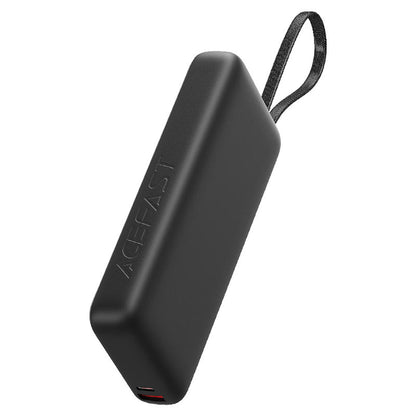 Zewnętrzna bateria Acefast M22, 20000mAh, 130W, QC + PD, 1 x USB-A - 2 x USB-C, Czarna