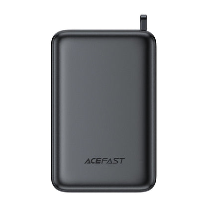 Zewnętrzna bateria Acefast M4, 20000mAh, 67W, PD, 1 x USB-A - 2 x USB-C, Czarna