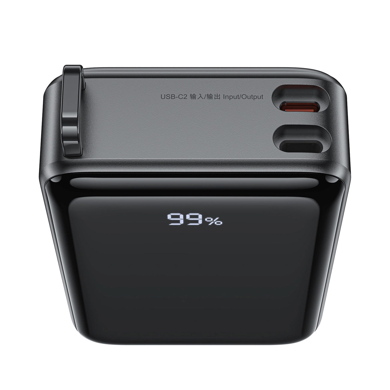 Zewnętrzna bateria Acefast M4, 20000mAh, 67W, PD, 1 x USB-A - 2 x USB-C, Czarna