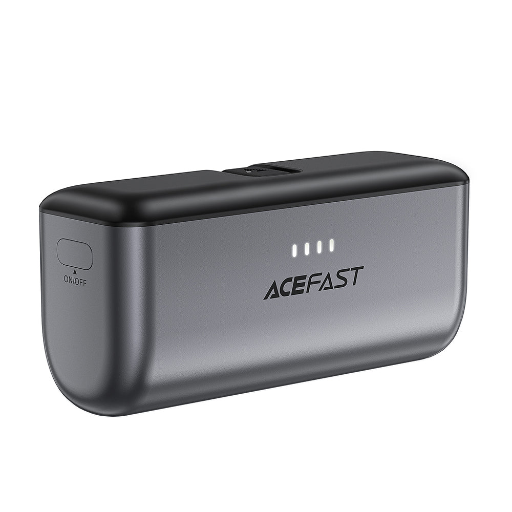 Powerbank Acefast M9, 5000mAh, 20W, PD, 2 x USB-C, Czarny