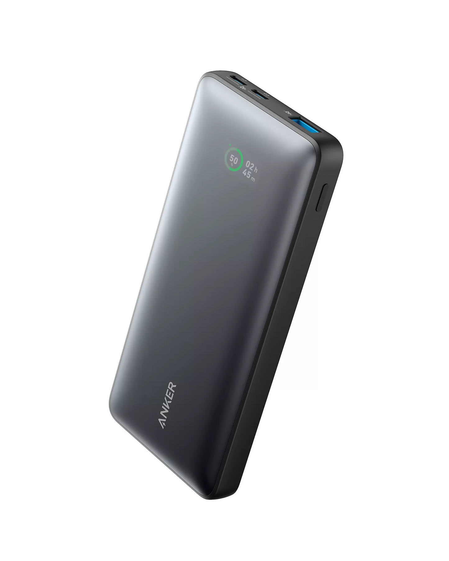 Powerbank Anker 533 PowerCore, 10000mAh, 25W, QC + PD, 1 x USB-A - 2 x USB-C, Czarny A1249G11