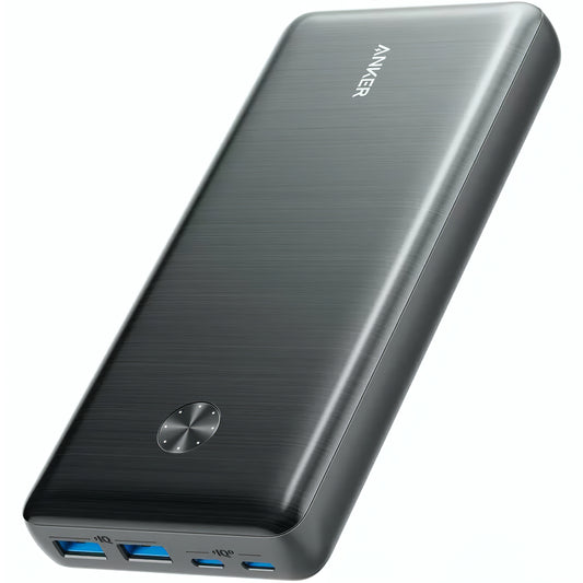 Bateria zewnętrzna Anker PowerCore III Elite, 25600 mAh, 87 W, QC + PD, 2 x USB-A - 2 x USB-C, czarna A1291H11 