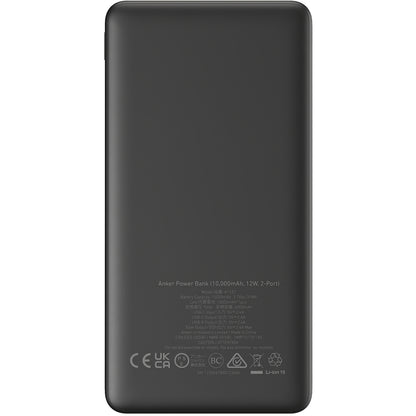 Bateria zewnętrzna Anker PowerCore 324, 10000 mAh, 12 W, 1 x USB-A - 1 x USB-C, czarna A1237G11 